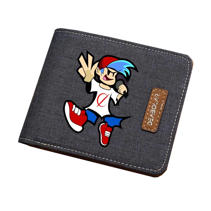 

Кошелек Funkin из ткани с аниме «пятница ночь» для мужчин и женщин, короткий бумажник для подростков, сумочка для денег, мультяшный кошелек с мо...