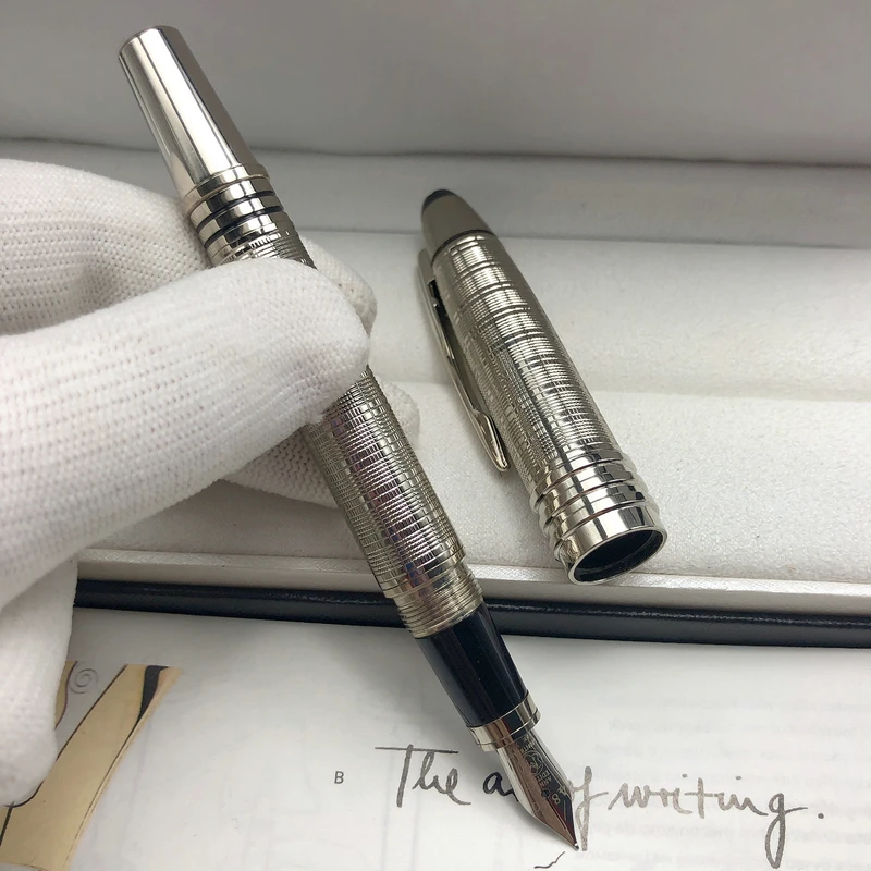 Большой Джон Кеннеди Роскошная темно-синяя металлическая шариковая ручка MB с