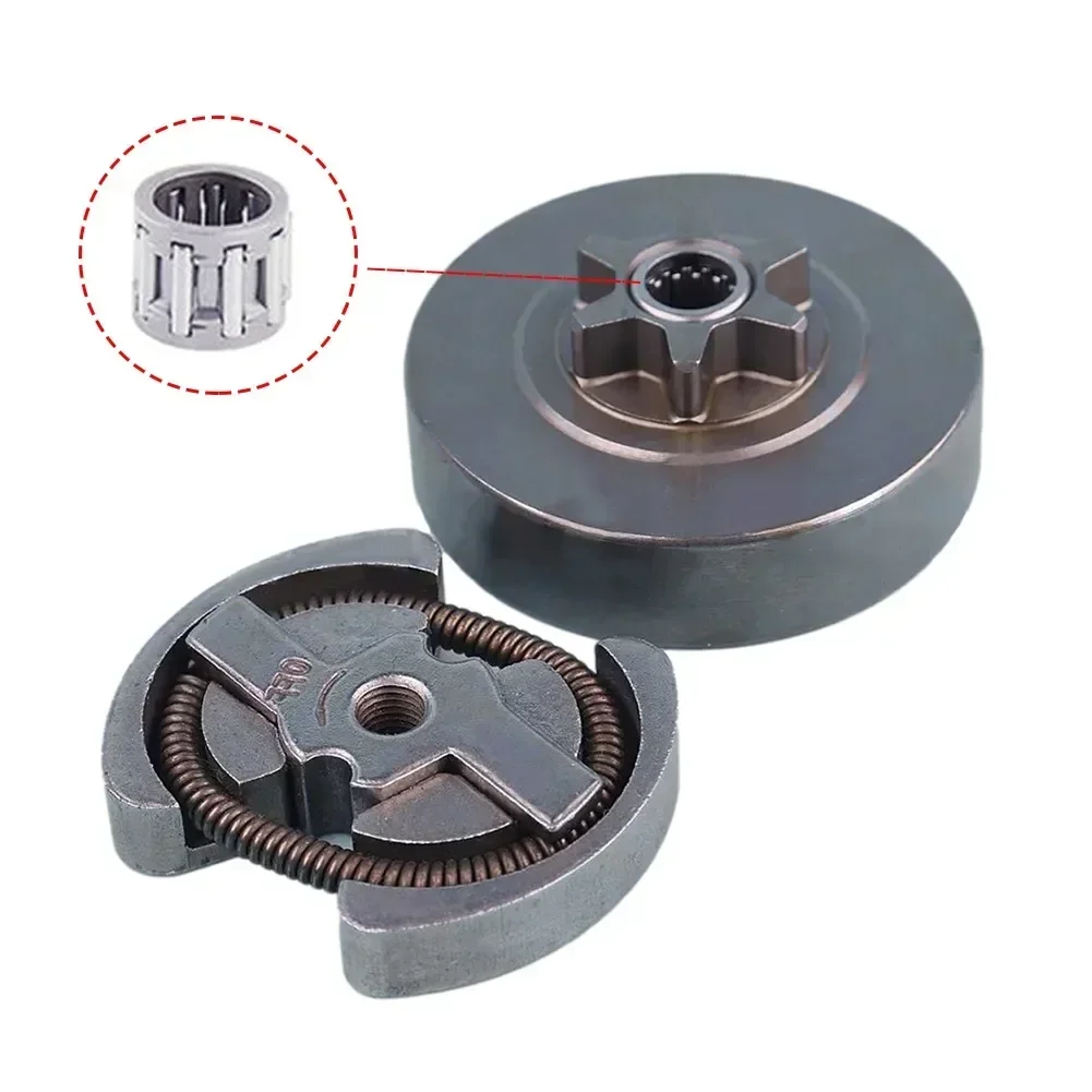 

Комплект барабана сцепления 3/8 дюйма-6 т для 350 351 352 370 371 для Husqvarna 235 236 240 36 Запасные части для бензопилы Электрооборудование Садовый инструмент