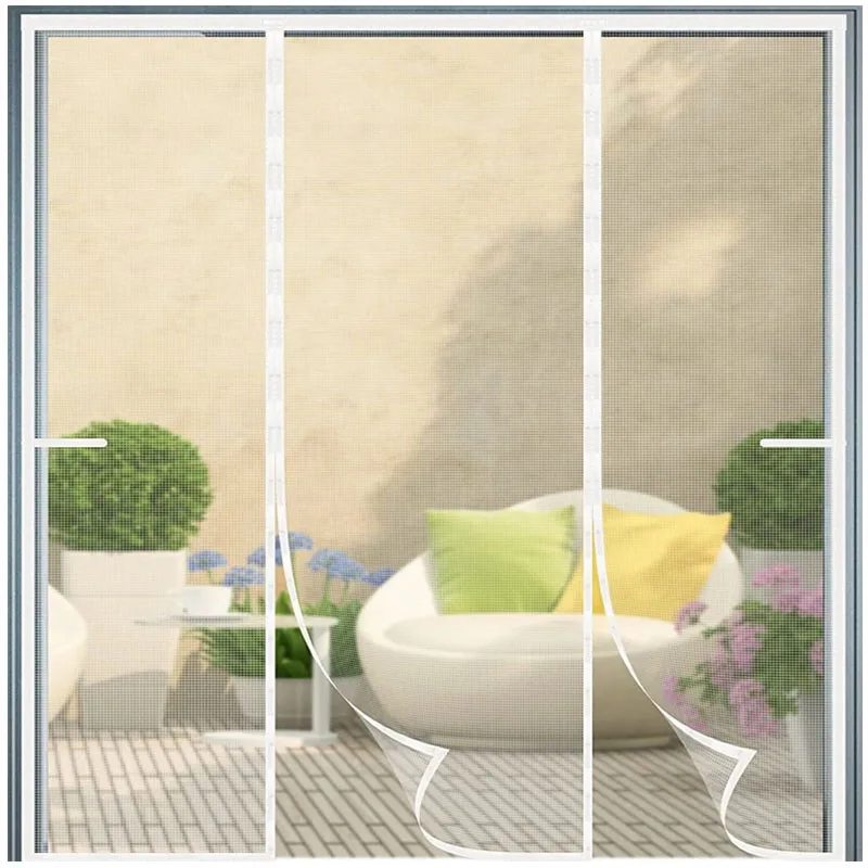 

Магнитная сетка от комаров для двери