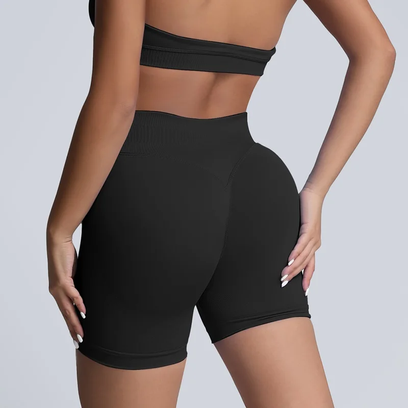 HISTELLO спортивные шорты женские спортивные шорты Scrunch Booty фитнес байкерские короткие леггинсы для йоги для бега в тренажерном зале бесшовные леггинсы (art.: 3920ce03aa3bd) - 3920ce03aa3bd