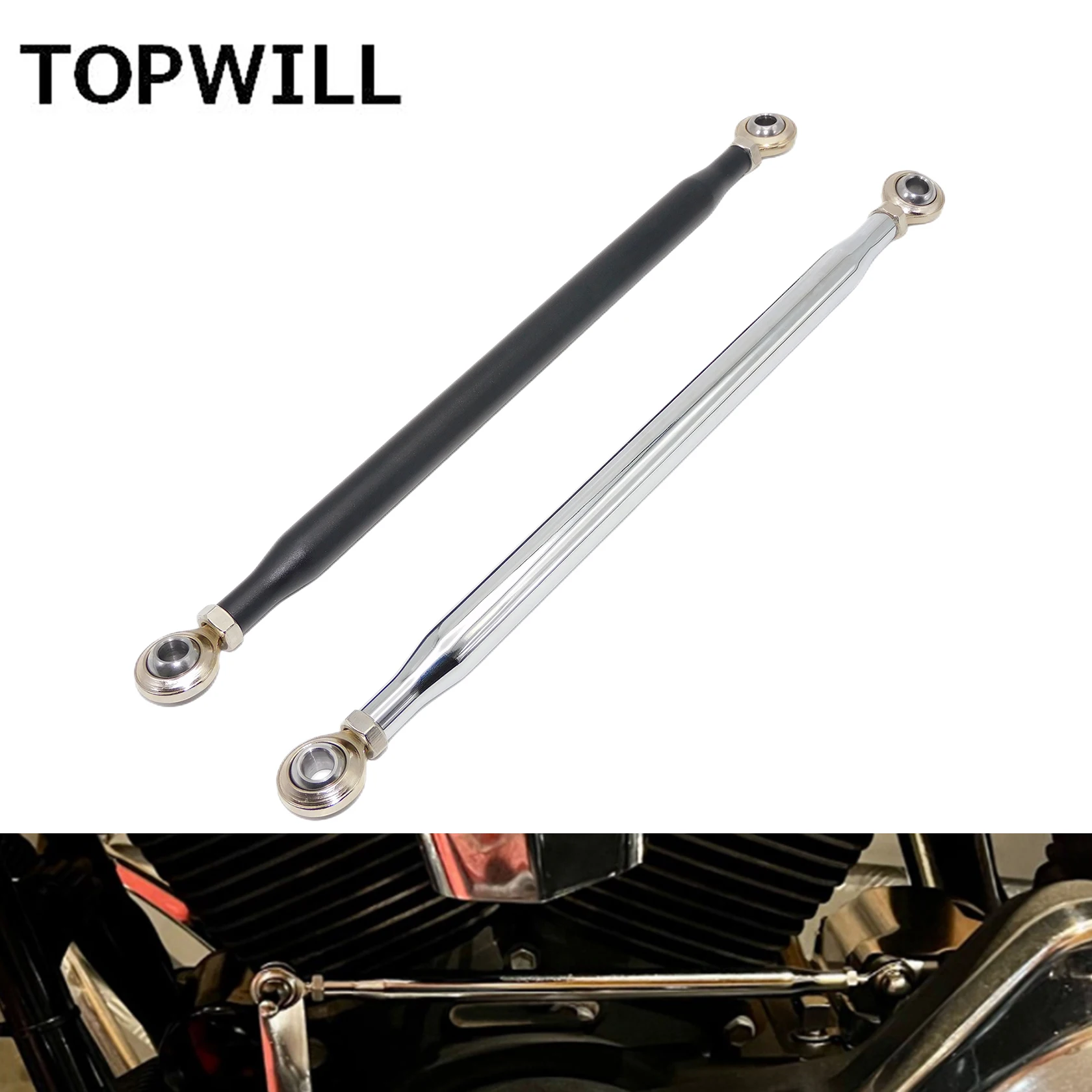 

Механизм переключения передач для мотоцикла, цвет черный/хром, для Harley Dyna Touring Electra Glide Softail Fat Boy Road King Street Glide