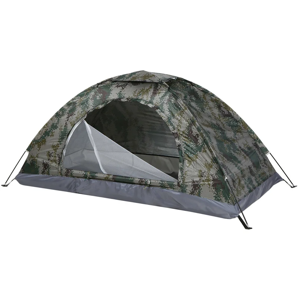 

Single 2 Person Ultralight Portable Camping Garden Tent With Anti-UV Coating Waterproof Outdoor Hiking Travel Tent