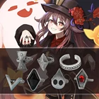 Кольцо из игры Genshin Impact Hu tao, реквизит, кольца Hutao для косплея, Винтажные Ювелирные изделия, аксессуары для костюмов на Хэллоуин и карнавал с коробкой