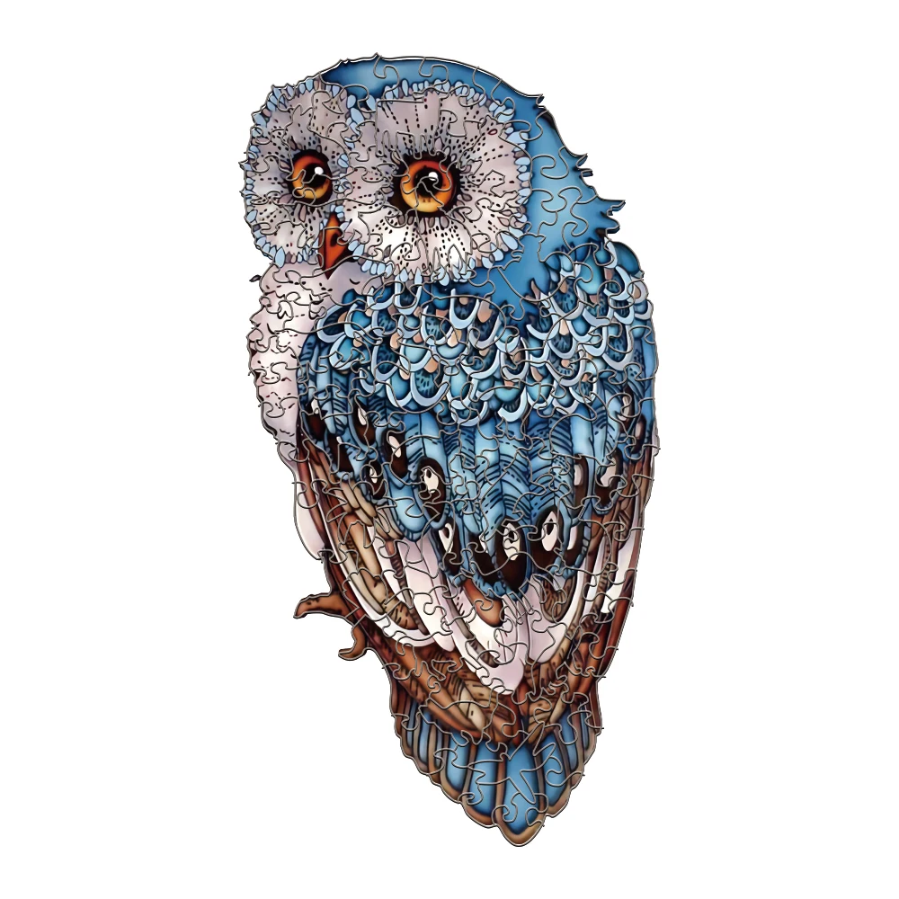 Персонализированная 3D декомпрессионная сова подарок для взрослых и детей