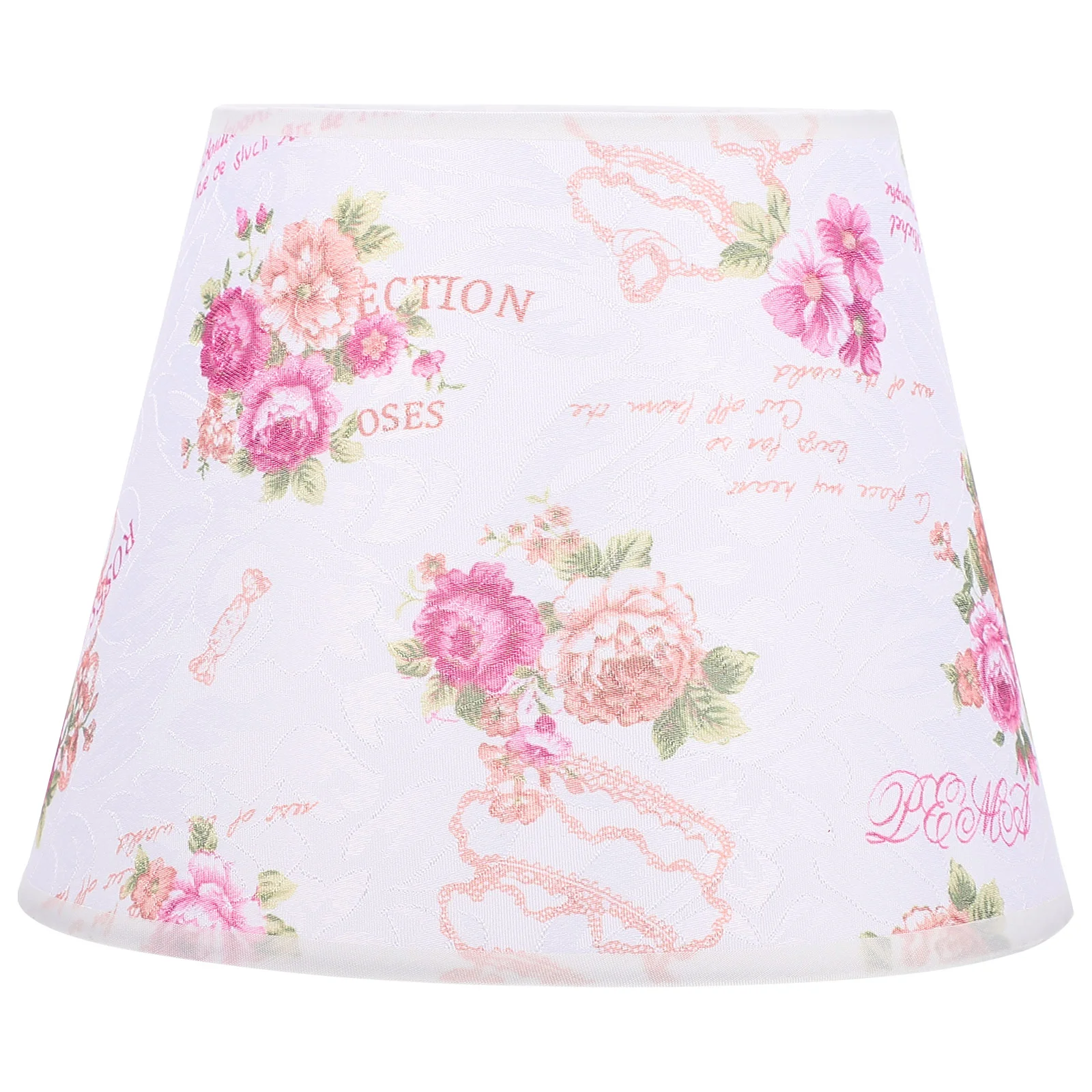 

Lamp Shade Shades Lampshade Light Drum Table Cover Lamps Cloth Floor Bedside Linen Replacement Flower Fabric Chandelier Cylinder