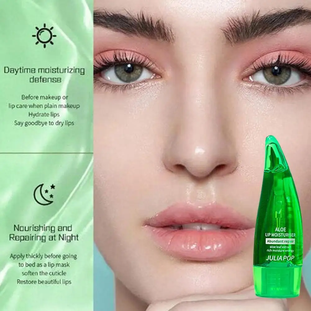 

Aloe Vera Lip Essence Oil Relieves Dryness Moisturizing Gloss Film Care Gloss Lip Lip Lip Moisturizing Moisturizing Cute Li N3S1