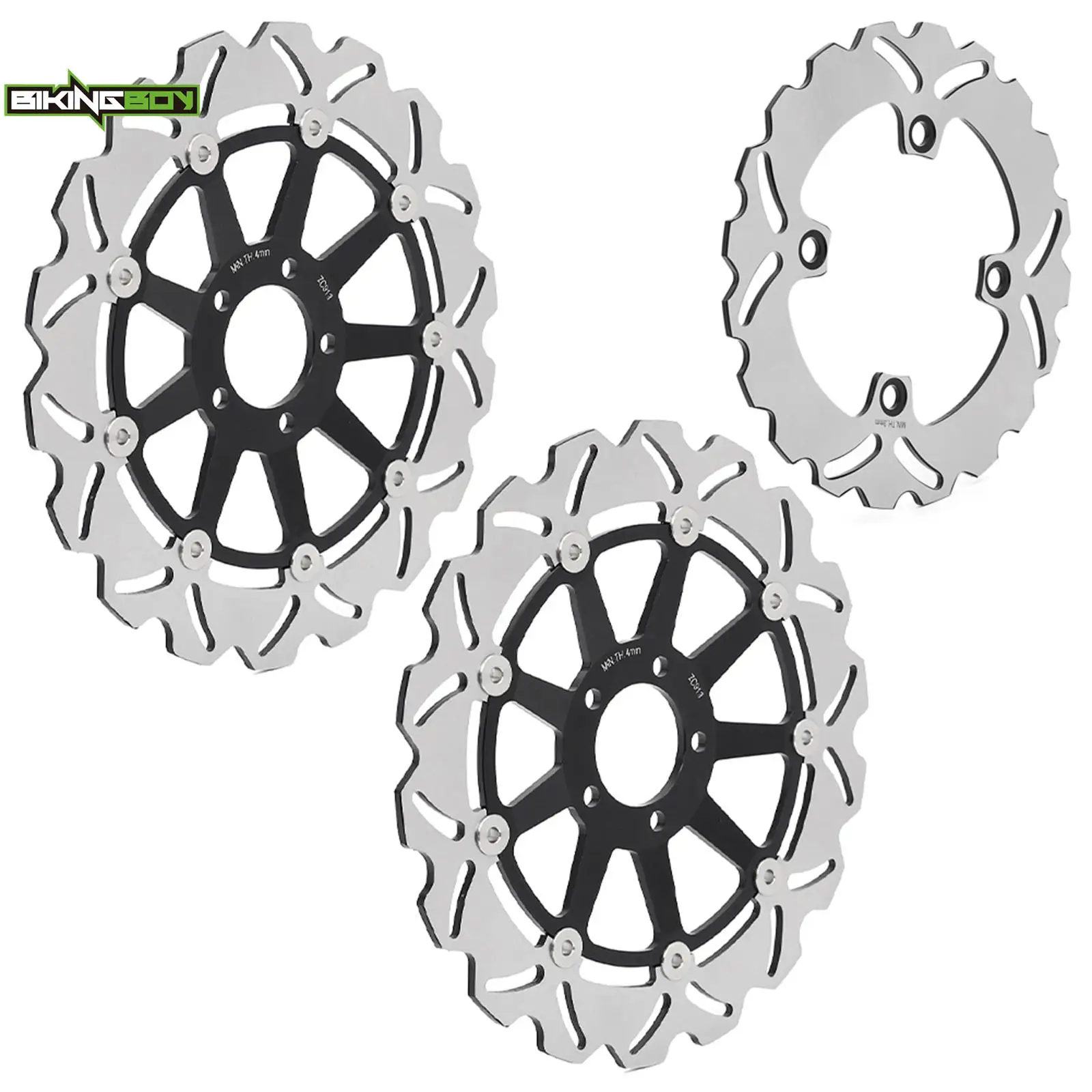 Передние и задние тормозные диски BIKINGBOY роторы для Kawasaki ZX9R ZX-9R Ninja 94 95 96 97 98 99 00 01 02 03