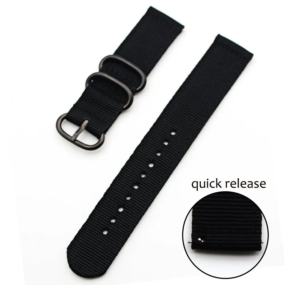 18mm 24mm 22mm 20mm Woven Nylon Watch Sport Strap Band For Samsung Galaxy Gear S3 S2 Classic Bands for Amazfit Fabric band