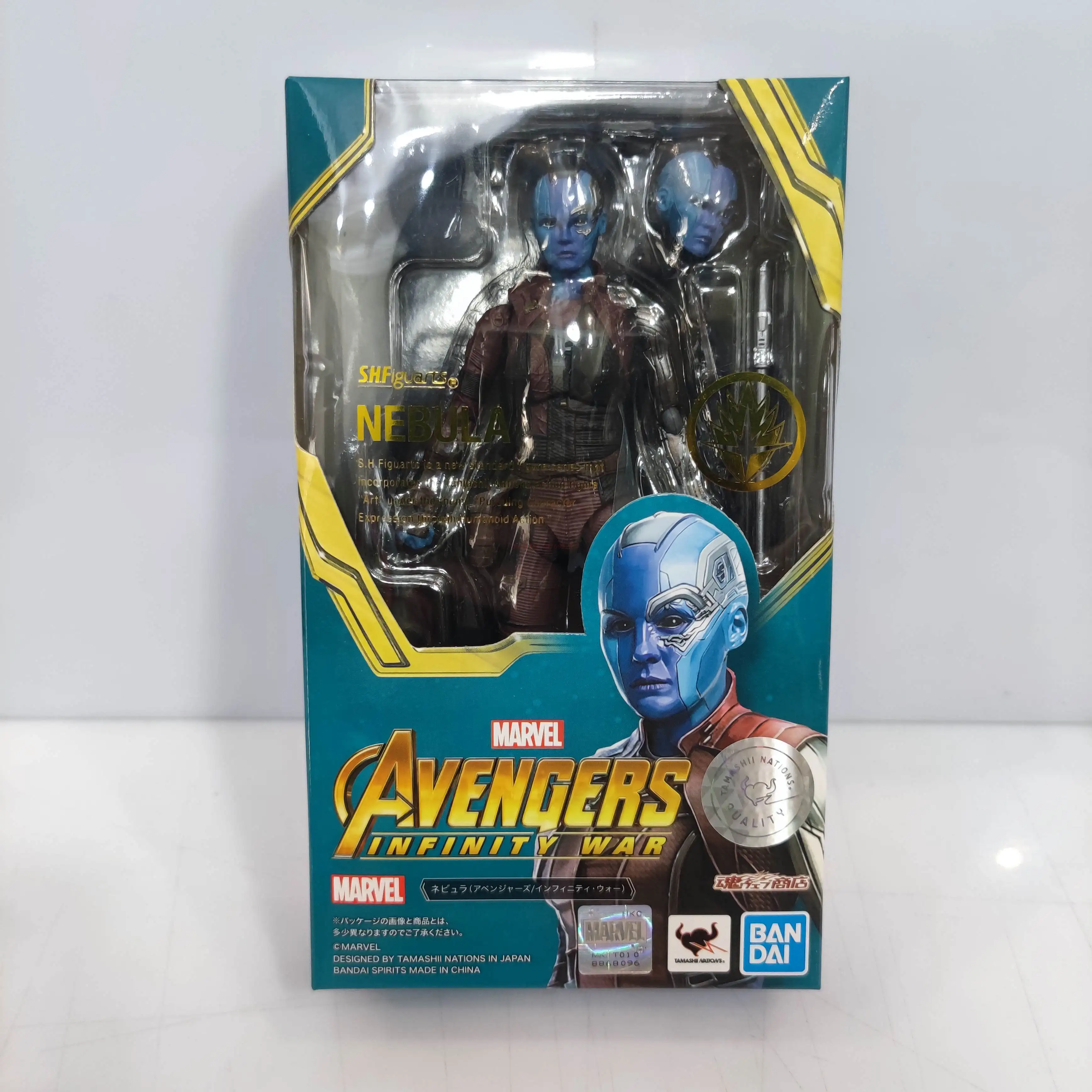 

Оригинальная фигурка Bandai Nebula фигурка Shf стражи Галактики Мстители Marvel игрушка детский подарок игрушка