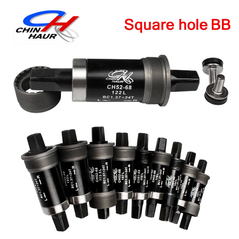 

Bicycle Bottom Bracket BB 68*103 107 113.5 118 119 122 124 127mm MTB Road Bike Square Hole BB Thread Cycling Part