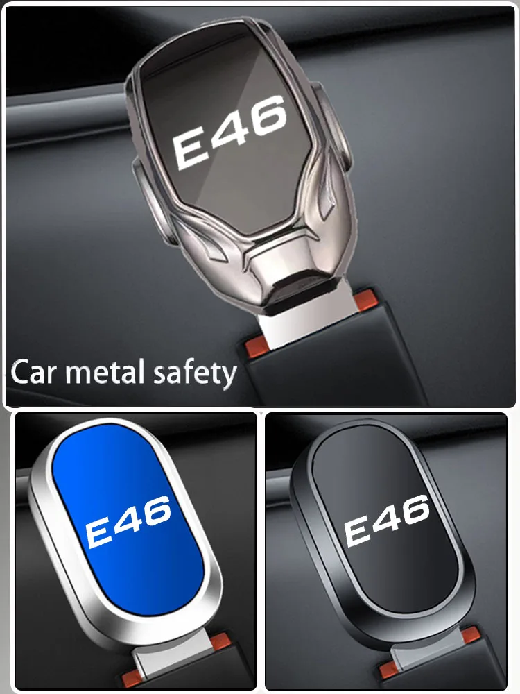 

E46 Car Metal Safety Buckle Seat Belt Clip Transformers Appearance Extender Thickened Jack Extender Interior Accessories