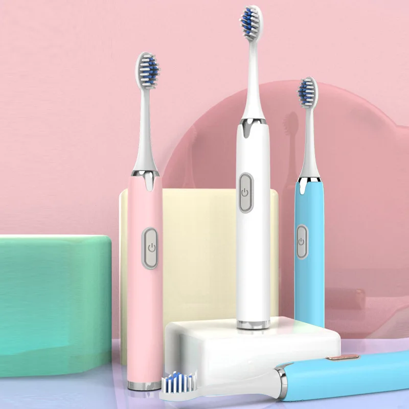 Electric Sonic Toothbrushes Adults Household Smart Whitening Couples Toothbrush Waterproof Replaceable AA Battery Version Tooth