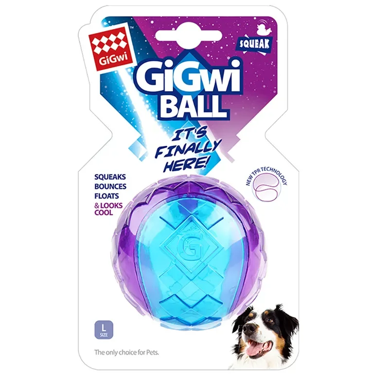 

NEW G-Ball Series Dog Ball Interactive Safe Trainging Dogs Toys Squeaky Balls 2.5” Bouncy & Assorted for S/M Size Puppy G
