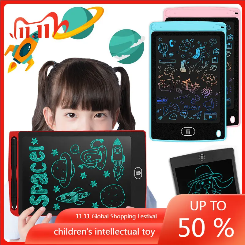

Children's Writing Drawing Tablet 8.5/12Inch Notepad Digital LCD Graphic Board Handwriting Bulletin Board Kids Education Toy