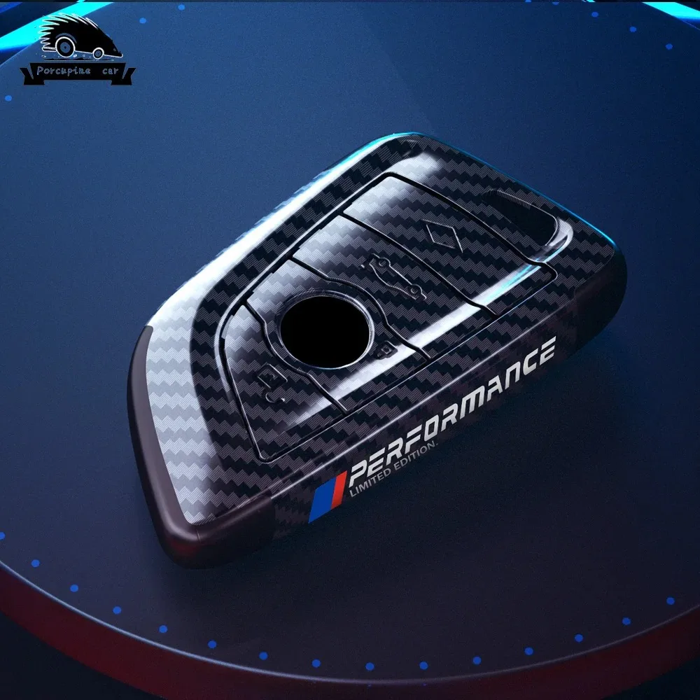 

Чехол для автомобильного ключа из углеродного волокна для Bmw X1 X3 X4 X5 X6 X7 1 3 5 6 серии G20 G30 G11 F15 F16 G01 G02 F48 M Держатель для ключей