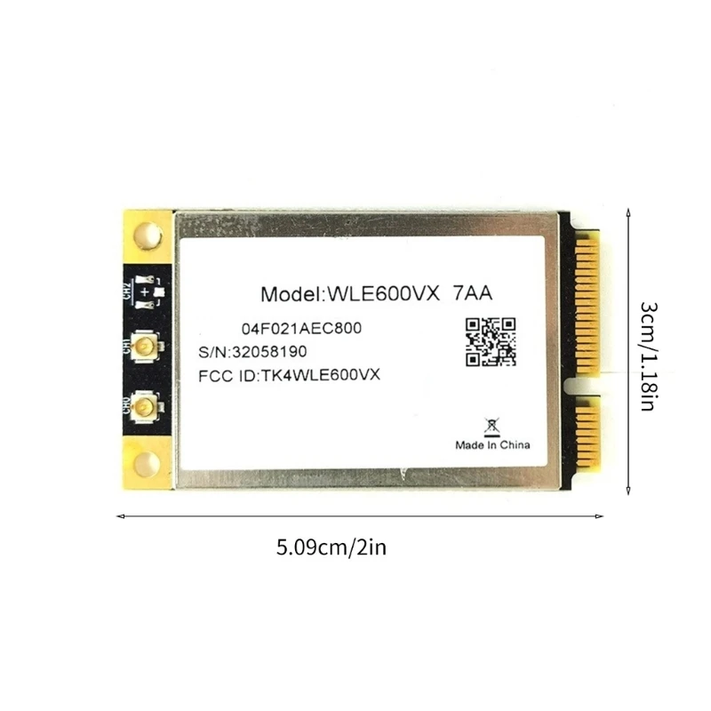 WLE600VX Промышленный сетевой адаптер WiFi-карта QCA9882 1200M 2 4 ГГц + 5 Прямая поставка