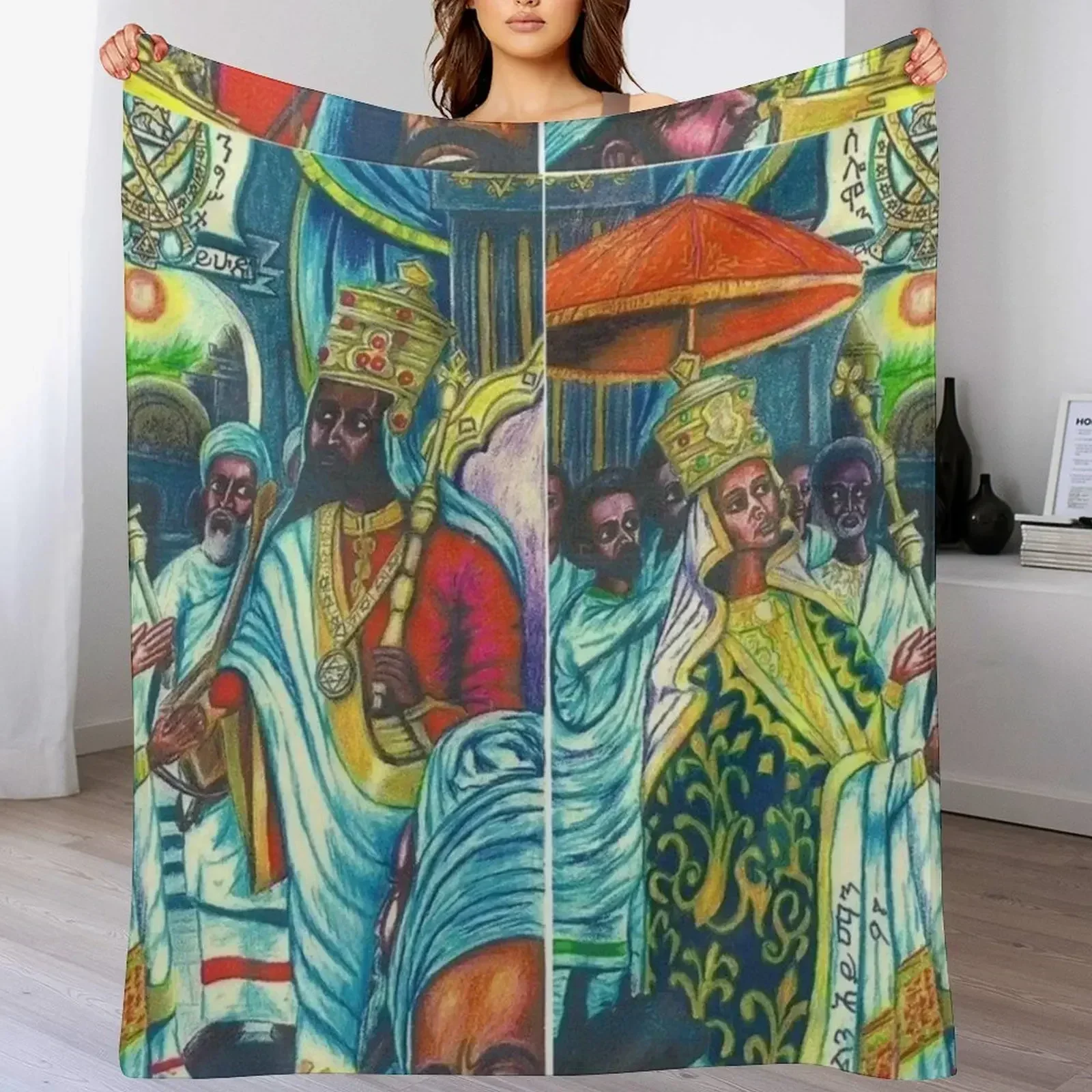 Одеяло King Solomon And Queen Sheba Retros декоративные одеяла для диванов