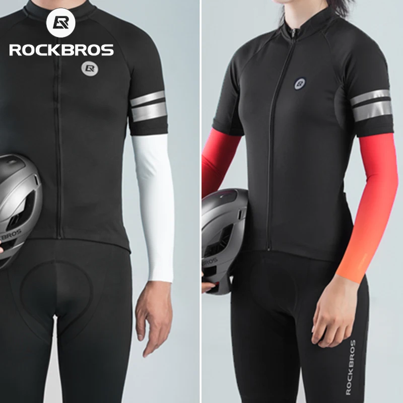 

Футболка велосипедная ROCKBROS для мужчин и женщин, эластичная рубашка из 100% полиэстера, с коротким рукавом, с защитой от УФ излучения, одежда для велоспорта, на лето