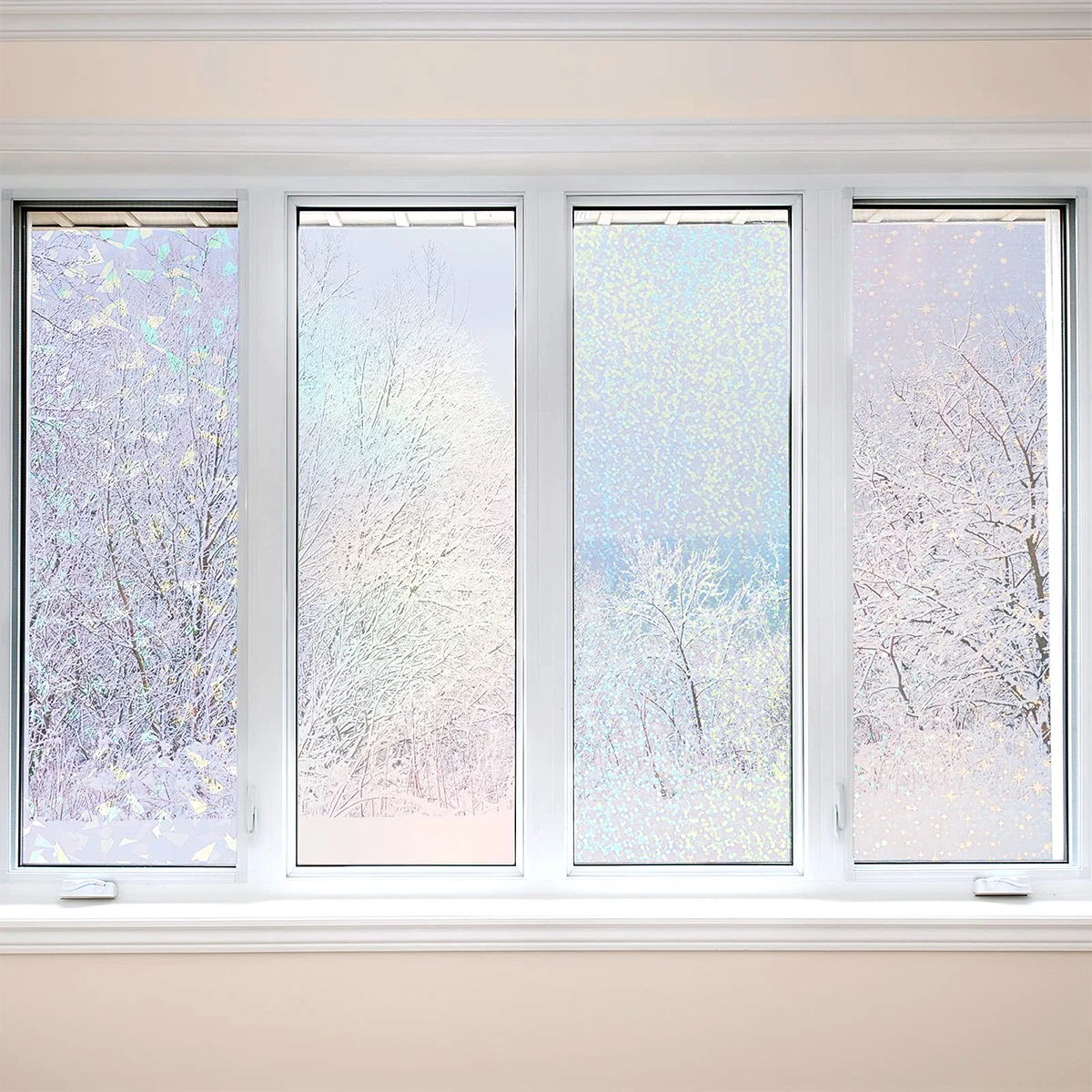 Прозрачные зеркальные виниловые наклейки для фотографий