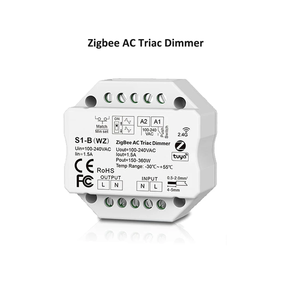 

CENFAYA Zigbee Диммер 220В для LED ламп