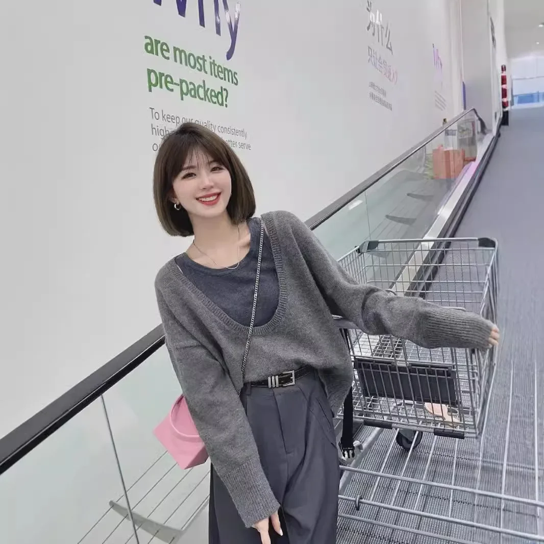 Осенняя коллекция миниатюрный чайный элитный модный утягивающий костюм из двух