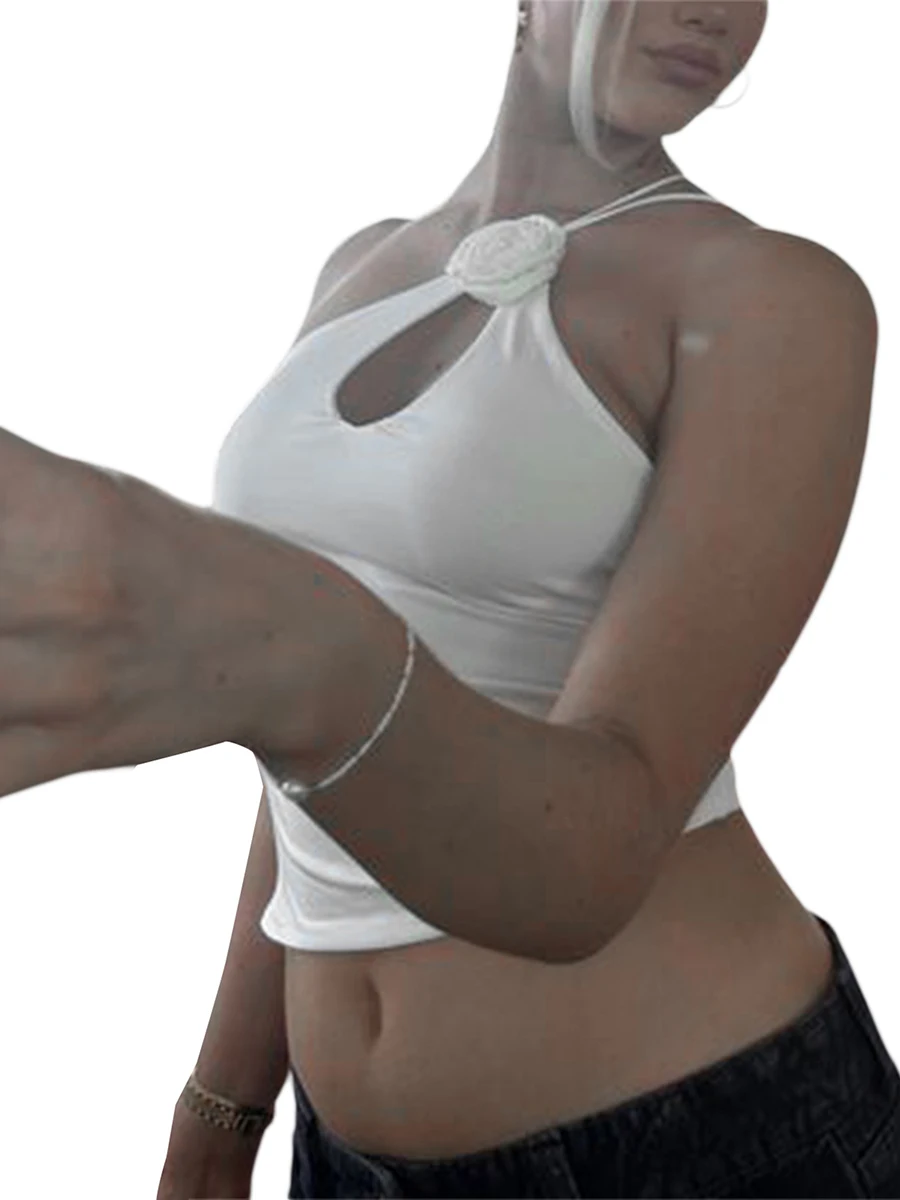 

Lchiji 3D Цветочный Бюстье Топ сексуальный корсет укороченные топы летние выходные с открытой спиной уличная одежда Клубная одежда