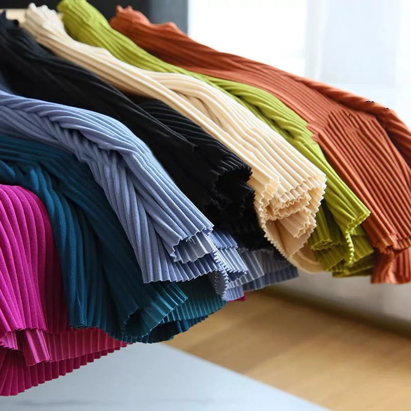 Women's Pleated Shorts Summer Casual High Waist Five-point Pants Ladies Ice Silk Wide-leg Pants Loose Thin Girls Tide Skirt