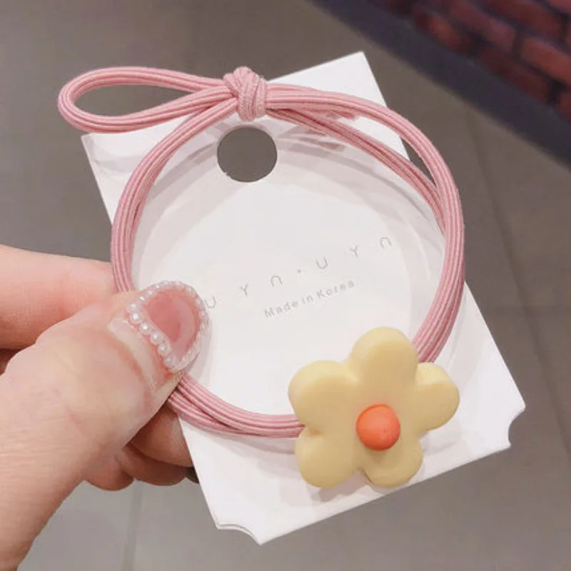 Новинка 2020 резинки для волос в Корейском стиле девочек конский хвост простые