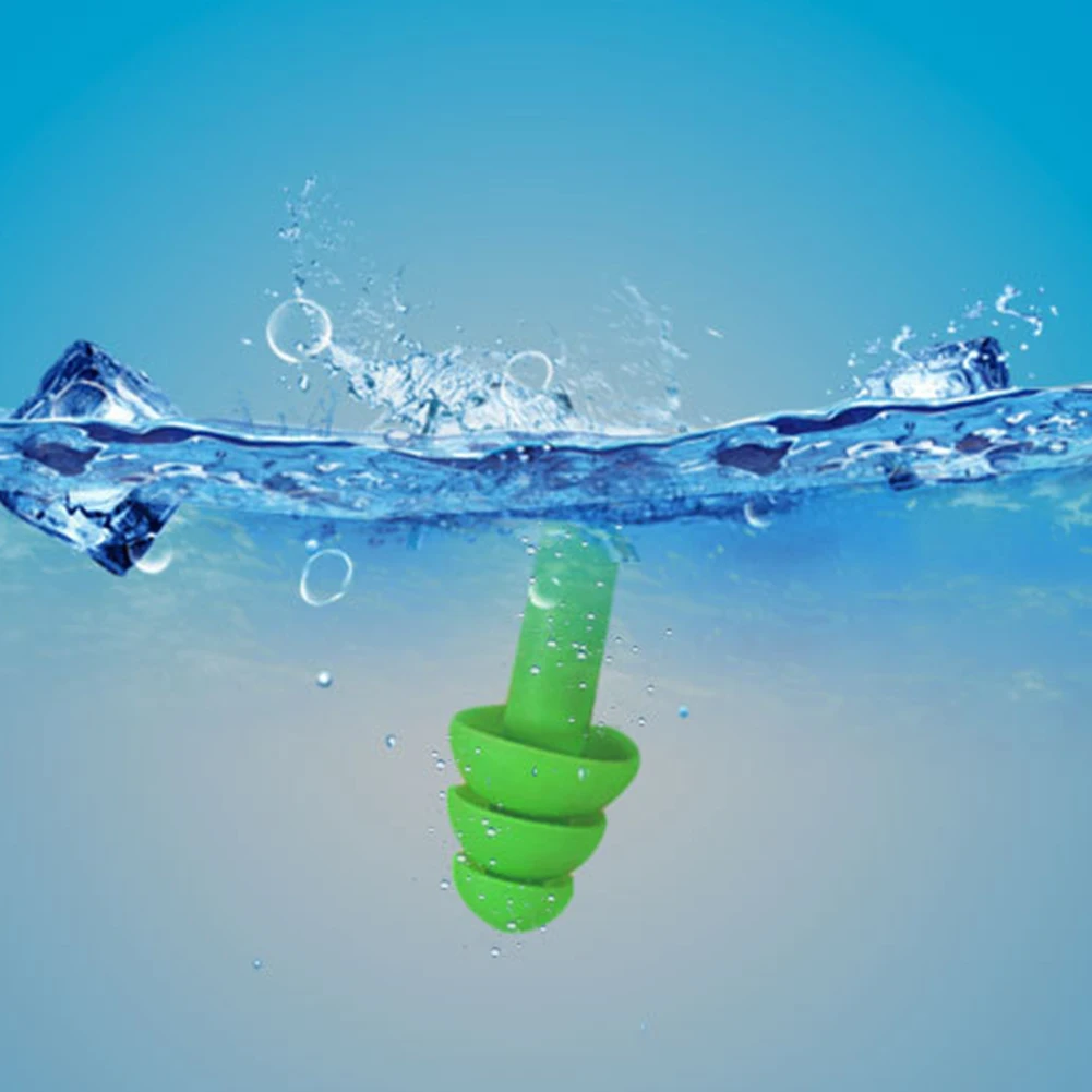 

1 пара, водонепроницаемые беруши, 7 цветов