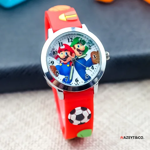 3D модные спортивные Мультяшные часы Детские кварцевые часы с футбольным рисунком подарок простые изысканные водонепроницаемые наручные часы