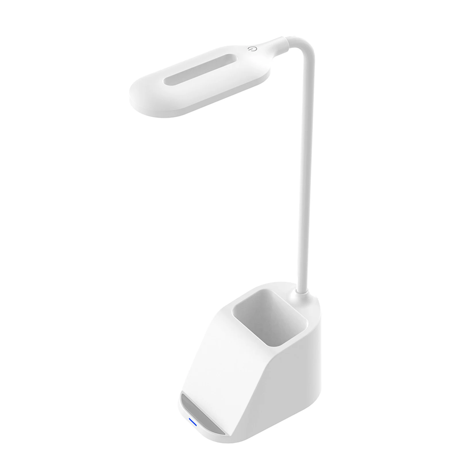 

Working Nightlight Wireless Charger USB Charging Cordless LED Desk Lamp Gift Home Office Adjustable Angle Eye Protection ABS