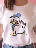t shirt women disney chip n dale summer new products tshirt casual all match comfy printing funny creativity donald duck top