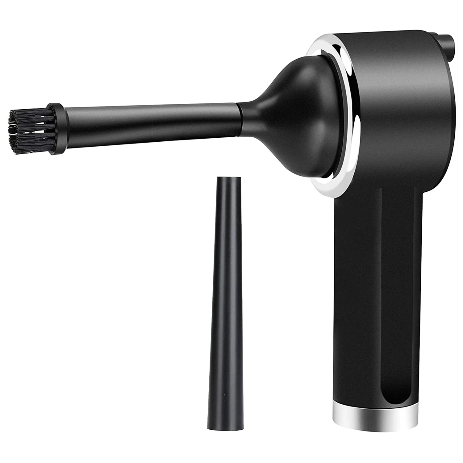 

Беспроводной воздушный пылесос и пылесос 2-в-1, мощный двигатель 42000 об/мин, перезаряжаемая воздуходувка 6000 мАч для компьютера, клавиатуры, ав...