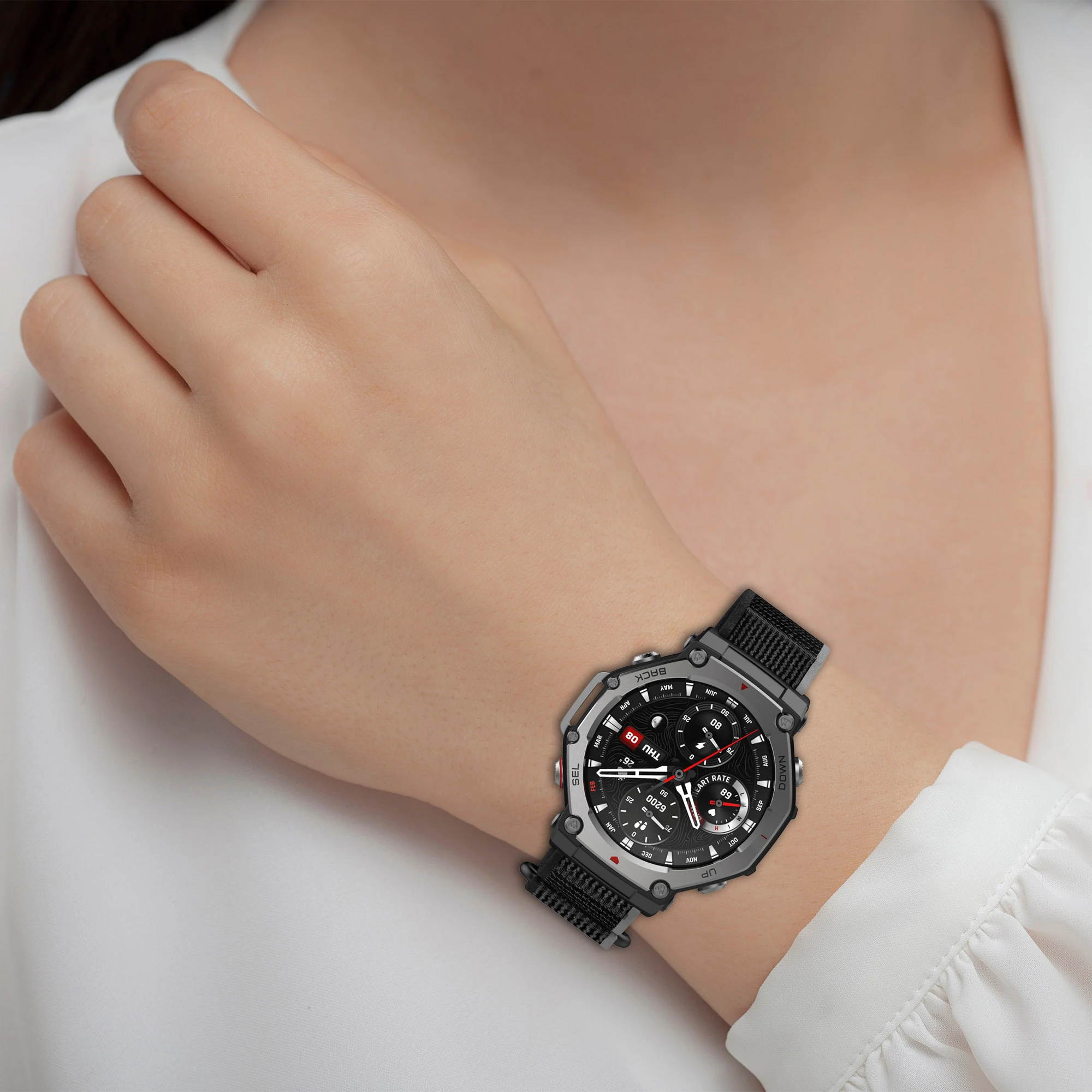 Нейлоновый ремешок для Huami Amazfit T-Rex 3, ремешок для часов Amazfit Trex3, умные часы, уличная петля, спортивный браслет, браслет (art.: 3920cea6edbc5) - 3920cea6edbc5