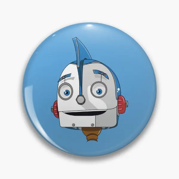 

Rodney Copperbottom The Dreamer Robot Soft Button Pin Women Hat Fashion Cartoon Jewelry Gift Lover Lapel Pin Metal Funny