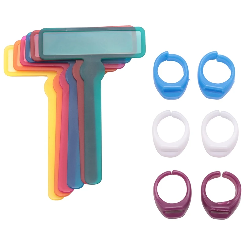 

12 шт., Детские разноцветные полоски для чтения