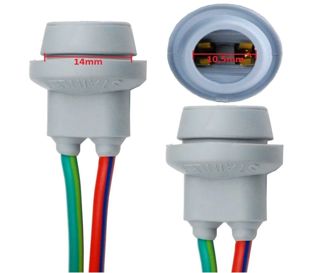

A pair of T10 W5W lamp sockets