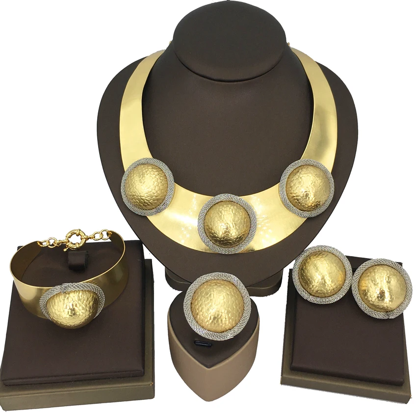 

Yuminglai Dubai Jewelry Set 18 k Gold Jewelry Brazilian Gold Jewelry Italian Gold Jewelry Set FHK13255