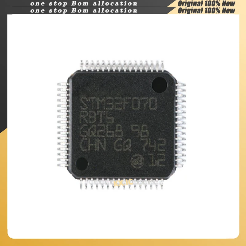 

10PCS/LOT Original STM32F070RBT6 STM32F07 TM32F070RBT6 LQFP-64 100% NEW