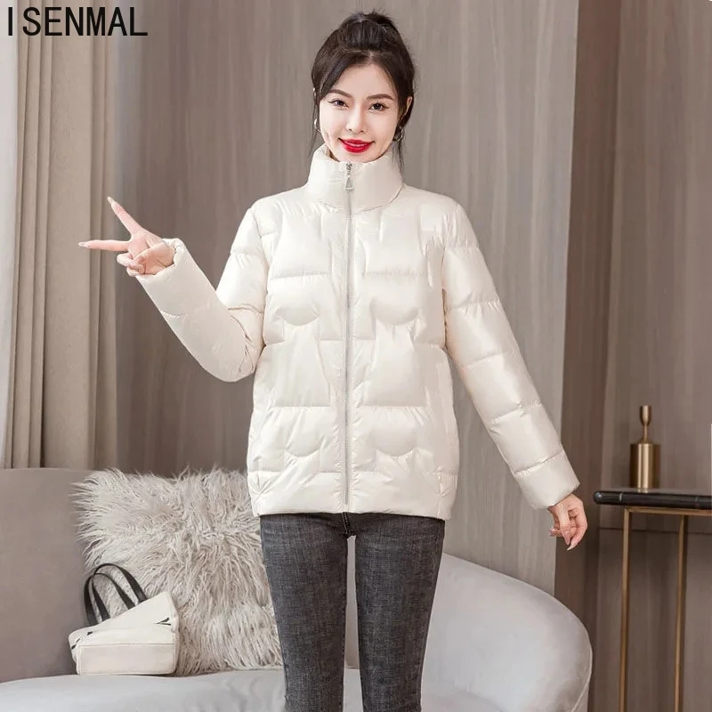 

Korean Short Cotton Coats Womens 2022 New Winter Casual Loose Down Cotton Parkas Ladies Fashion Slim Winter Cotton-Padded Coats
