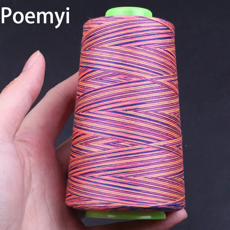 

3000 Yards Rainbow Colors DIY Embroidery Sewing Threads Textile Yarn Thread Craft Embroidery Sewing Thread Knitting Accessories