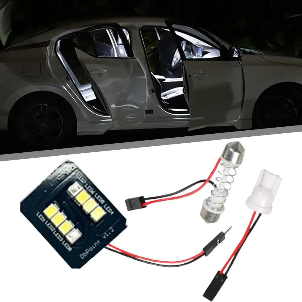 Ome Light 2835 8smd Светодиодная панель может автомобильное чтение T10 База с адаптером