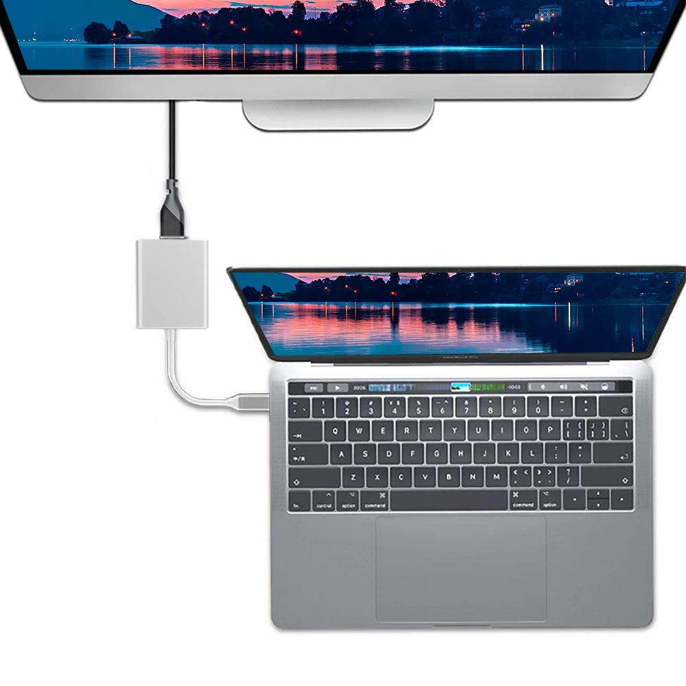 Адаптер-разветвитель с USB Type-C на HDMI для MacBook Pro Air iPad Samsung HUAWEI XIAOMI Lenovo PC Phone |