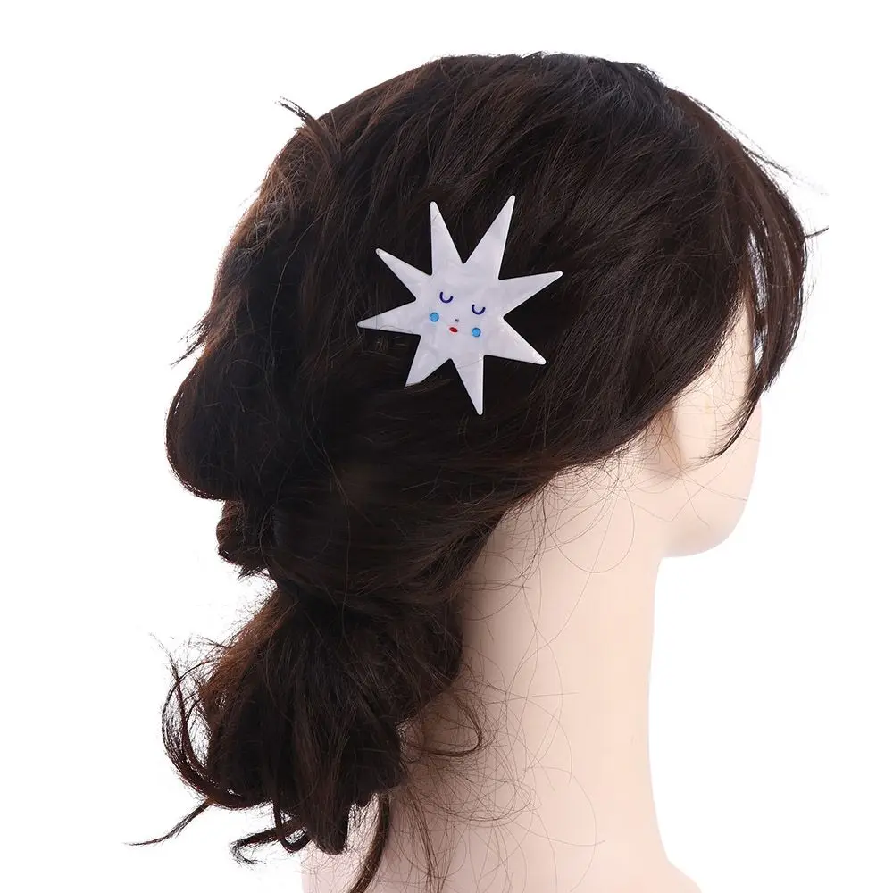 Сказочные заколки для волос волшебный шар боковые зажимы звезда луна корейский
