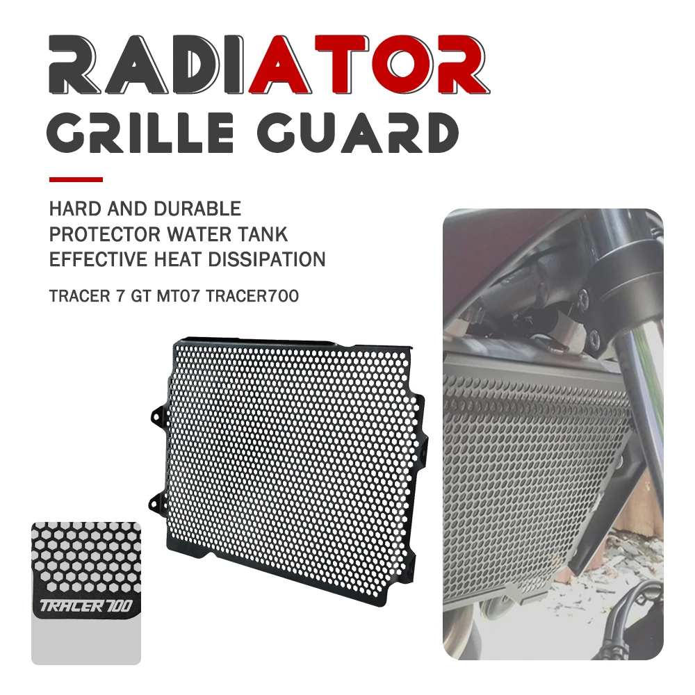 

For YAMAHA Tracer 7 GT MT07 TRACER700 2016 2017 2018 2019 2020 2021 Radiator Grille Cover Water Tank Radiator Guard Protection