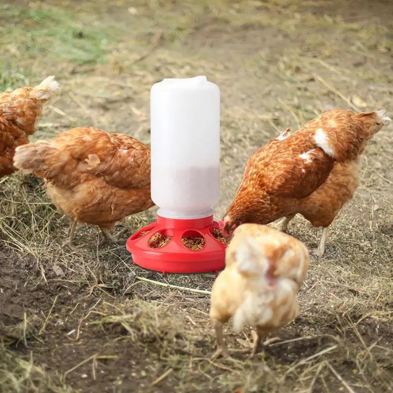 

1L Chick Thickened Feeder And Drinking Water Food Dispenser Automatic Chicken Birds Chick Poultry Feeding Bucket Farm Supplies