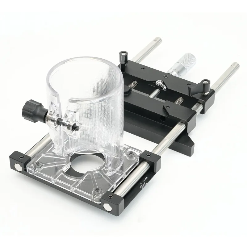 

Деревообрабатывающий обрезной станок, линейная направляющая, направляющая для обрезки кромок из алюминиевого сплава, инструменты для тонкой настройки паза для триммера 65 мм