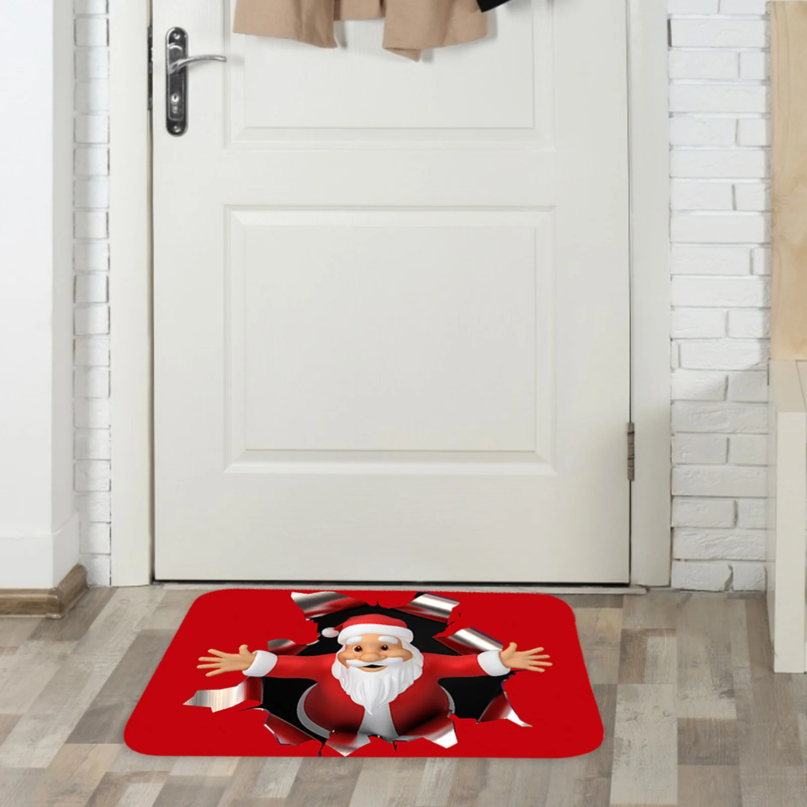 

2021 Christmas Floor Mat Santa Claus Carpet Doormat Merry Christmas Decor For Home Snowman Floor Mat Christmas Doormat New Year