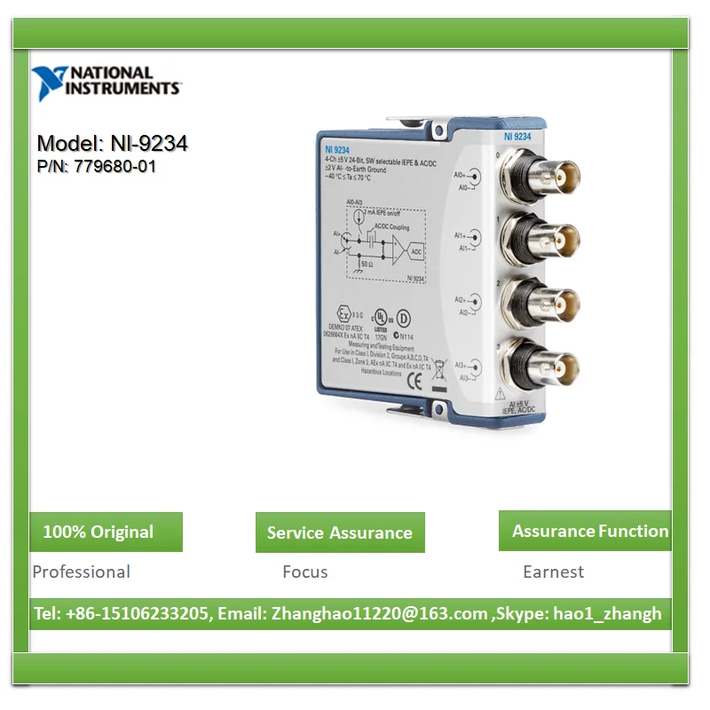

NI 9234 Data acquisition DAQ module 779680-01 4-channel Original Spot